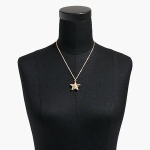 NEW NWT J.Crew Crewcuts Large Gold Star Locket Necklace
